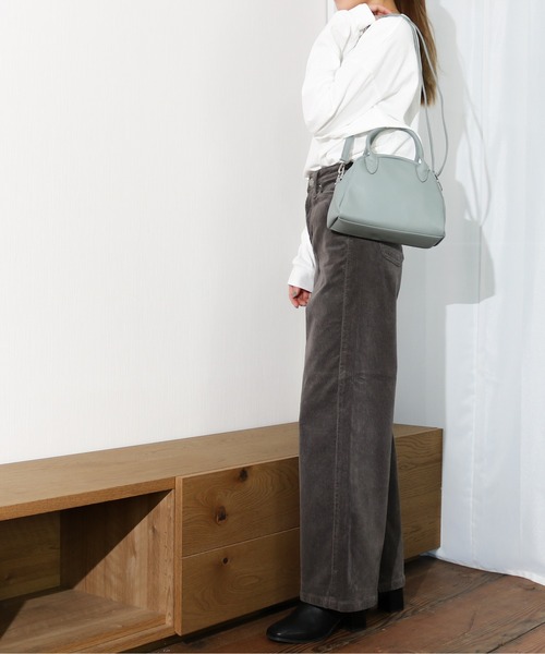 Per sist ence（パーシエンス）の「Per sist ence/パーシエンス　フェイクレザー 2WAYミニボストンバッグ（ショルダーバッグ・レディース・ライトブルー/ブラック/モカ/グレー・FREE）」の19枚目の写真