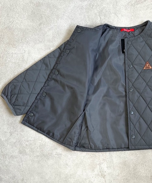 GERRY(ジェリー)の「【GERRY】ナイロンキルトインナージャケット(90~160cm)(その他アウター・キッズ・ベージュ/カーキ/チャコール・90/100/110/120/130/140/150/160)」の7枚目の写真