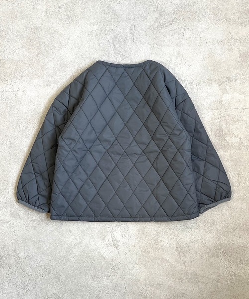 GERRY(ジェリー)の「【GERRY】ナイロンキルトインナージャケット(90~160cm)(その他アウター・キッズ・ベージュ/カーキ/チャコール・90/100/110/120/130/140/150/160)」の5枚目の写真