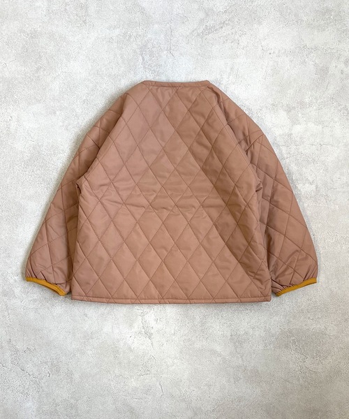 GERRY(ジェリー)の「【GERRY】ナイロンキルトインナージャケット(90~160cm)(その他アウター・キッズ・ベージュ/カーキ/チャコール・90/100/110/120/130/140/150/160)」の4枚目の写真