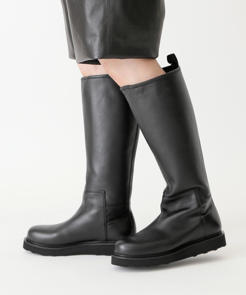 CAMINANDO カミナンド ライディングロングブーツ　ブラック CAMINANDO（カミナンド）の「CAMINANDO/カミナンド/RIDING LONG