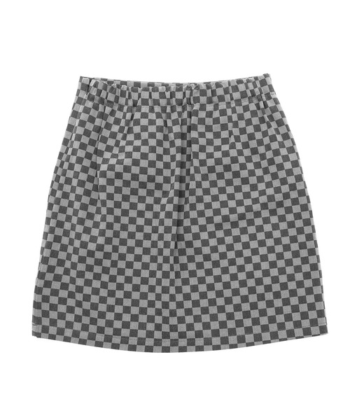 Figments(フィグメンツ)の「チェッカーミニスカート(スカート・レディース・ブラック・FREE)」の7枚目の写真