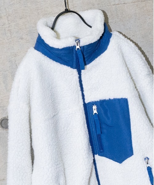 JOHN'S CLOSET（ジョンズクローゼット）の「【13】シープボアジップブルゾン（ブルゾン・メンズ・ベージュ/ブラック/オフホワイト/タン・LARGE/X-LARGE/MEDIUM）」の16枚目の写真