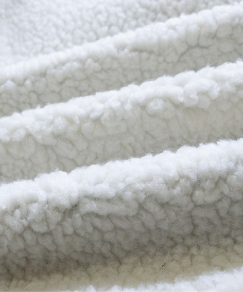 JOHN'S CLOSET（ジョンズクローゼット）の「【13】シープボアジップブルゾン（ブルゾン・メンズ・ベージュ/ブラック/オフホワイト/タン・LARGE/X-LARGE/MEDIUM）」の7枚目の写真