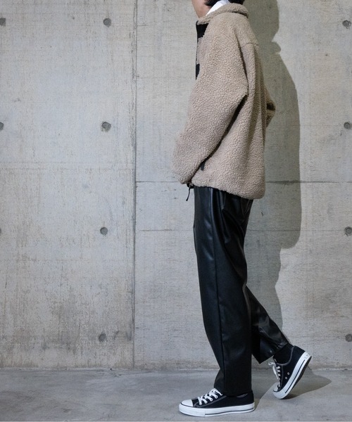 JOHN'S CLOSET（ジョンズクローゼット）の「【13】シープボアジップブルゾン（ブルゾン・メンズ・ベージュ/ブラック/オフホワイト/タン・LARGE/X-LARGE/MEDIUM）」の21枚目の写真