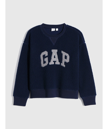 テディ シェルパ Gapロゴ クルーネックセーター (キッズ)