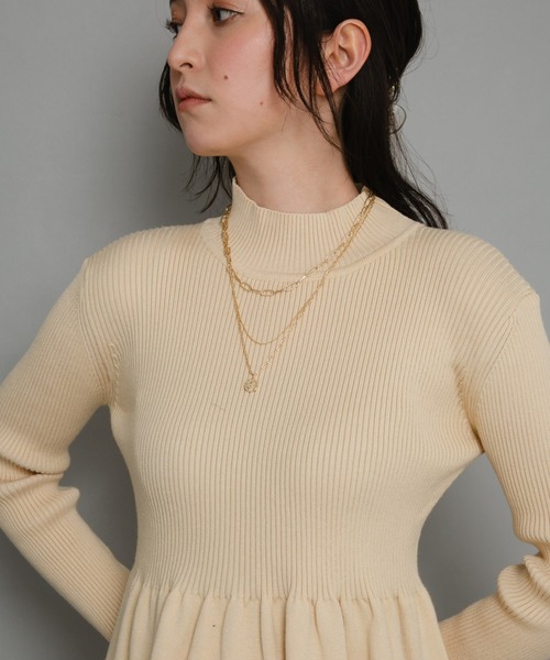 COLOR TOKYO ACCESSORIES（カラートウキョウアクセサリー）の「スクエアチェーン３連コインネックレス（ネックレス・レディース・シルバー/ゴールド・FREE）」の7枚目の写真