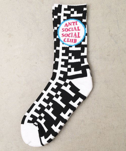 ANTI SOCIAL SOCIAL CLUB(アンチソーシャルソーシャルクラブ)の「/Anti Social Social Club/SOCKS(ソックス/靴下・メンズ・その他/ホワイト系1/ブラック系/ホワイト系2/その他2/ブラック系3/ブラック系2/グリーン系・FREE)」の3枚目の写真