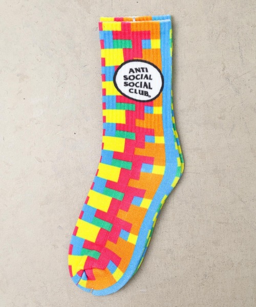 ANTI SOCIAL SOCIAL CLUB(アンチソーシャルソーシャルクラブ)の「/Anti Social Social Club/SOCKS(ソックス/靴下・メンズ・その他/ホワイト系1/ブラック系/ホワイト系2/その他2/ブラック系3/ブラック系2/グリーン系・FREE)」の1枚目の写真