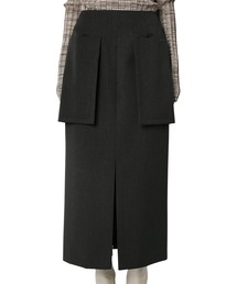 LE CIEL BLEU（ルシェルブルー）の「Big Pocket Maxi Skirt
