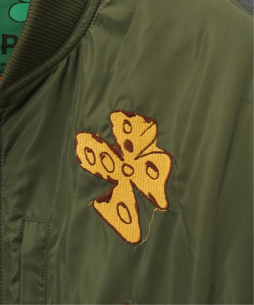 P.A.M.（パム）の「【P.A.M / パム】SPACE BLOSSOMS SPLIT BOMBER JACKET（ブルゾン・メンズ・カーキ・LARGE）」の11枚目の写真
