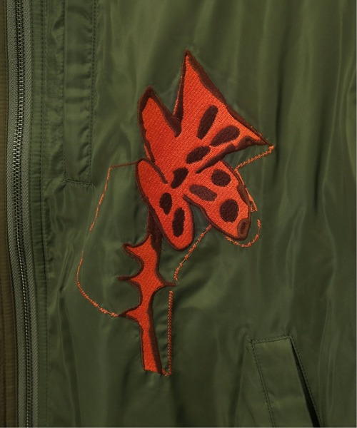 P.A.M.（パム）の「【P.A.M / パム】SPACE BLOSSOMS SPLIT BOMBER JACKET（ブルゾン・メンズ・カーキ・LARGE）」の7枚目の写真