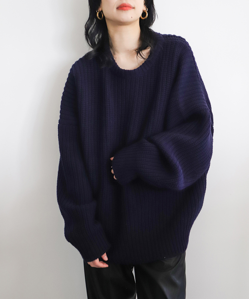 CITYSHOP AZE PULLOVERオーバーサイズニット CITYSHOP ニット AZE PULLOVER 2：ニット : ZOZOTOWN Yahoo!店