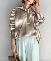 BE NEAT | パール釦スキッパーシャツ(シャツ/ブラウス)