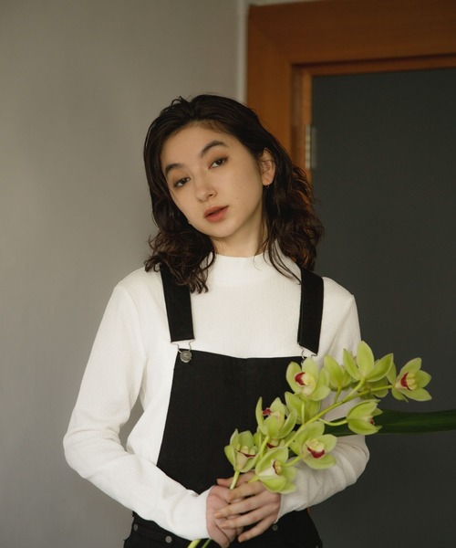 eL（エル）の「【eL】Denim Salopette/270901（サロペット/オーバーオール・レディース・ブラック/ネイビー・SMALL/MEDIUM）」の22枚目の写真