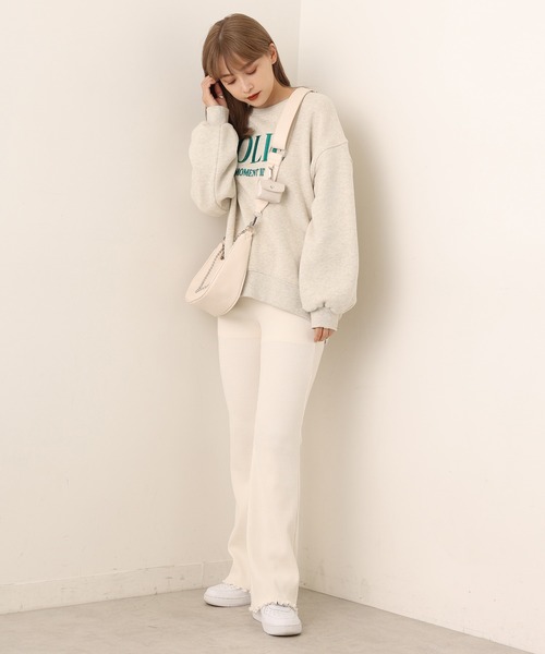 one after another NICE CLAUP（ワンアフターアナザーナイスクラップ）の「ミニポーチ付２Wayショルダーバック（ショルダーバッグ・レディース・ホワイト/ブラック・FREE）」の14枚目の写真