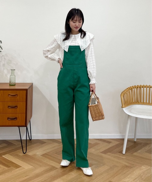 EPIMI E'PIMMY(エピミエピミー)の「〈Set upにも〉ビックカラーコットンレースブラウス(シャツ/ブラウス・レディース・オフホワイト/ベージュ/ブラック・MEDIUM)」の21枚目の写真