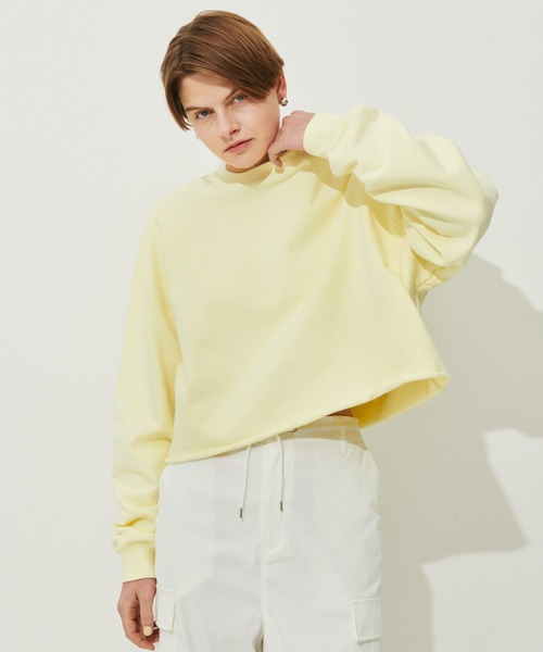 N.O.R.C（ノーク）の「スウェットクロップドトップス（スウェット・レディース・カーキ/ホワイト/ピンク・M/S）」の21枚目の写真