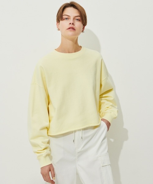 N.O.R.C（ノーク）の「スウェットクロップドトップス（スウェット・レディース・カーキ/ホワイト/ピンク・M/S）」の20枚目の写真