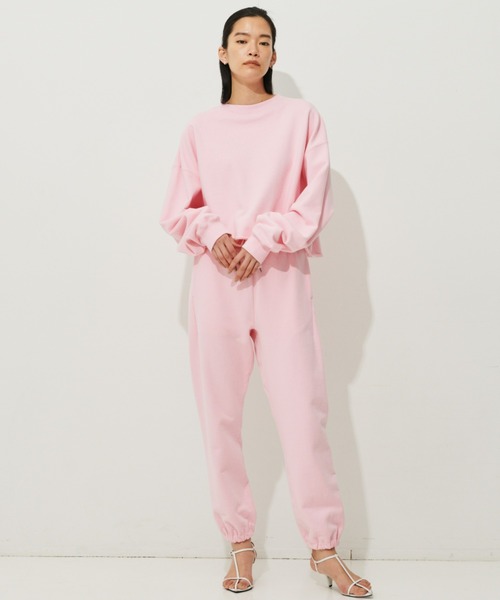 N.O.R.C（ノーク）の「スウェットクロップドトップス（スウェット・レディース・カーキ/ホワイト/ピンク・M/S）」の18枚目の写真