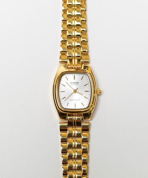 CASIO（カシオ）の「《CASIO》クラシックメタル　アナログ時計（アナログ腕時計・レディース・シルバー/シルバー系その他/ゴールド・FREE）」の6枚目の写真