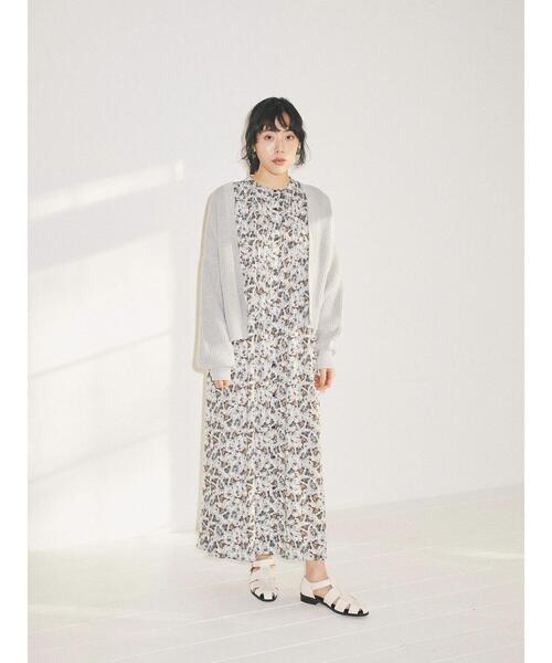 earth music&ecology(アースミュージックアンドエコロジー)の「ショート丈ルーズシルエットカーディガン*(カーディガン/ボレロ・レディース・ピンク/アイボリー/ブルーグレー・FREE)」の17枚目の写真