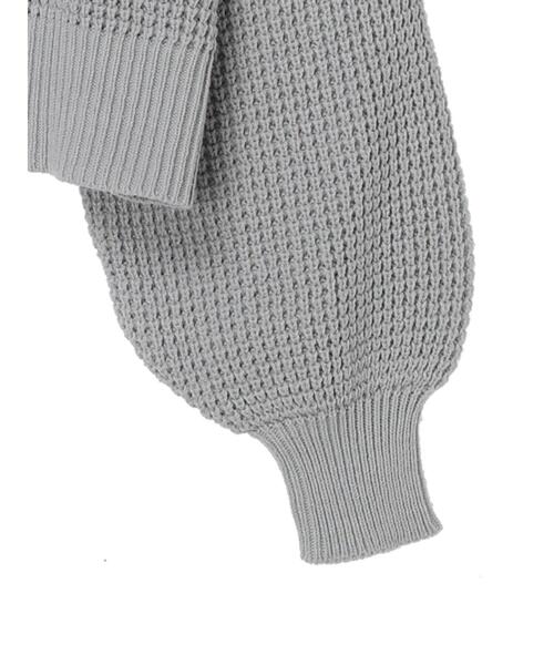 earth music&ecology(アースミュージックアンドエコロジー)の「ショート丈ルーズシルエットカーディガン*(カーディガン/ボレロ・レディース・ピンク/アイボリー/ブルーグレー・FREE)」の9枚目の写真