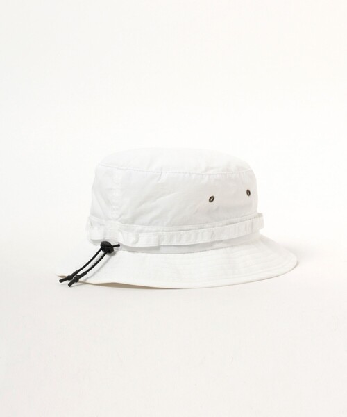BEAMS PLUS（ビームスプラス）の「BEAMS PLUS / コットンナイロン ジャングルハット（ハット・メンズ・ホワイト/オリーブ/サックスブルー/グレー・ONE SIZE）」の10枚目の写真