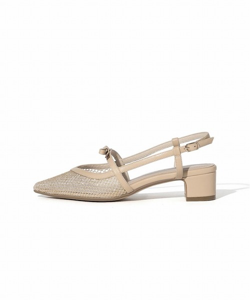 NEUE THE MARKET(ノイエザマーケット)の「バックストラップチュールパンプス/TM22232(パンプス・レディース・ネイビー/ベージュ/ブラック・22.5cm/24cm/23cm/23.5cm/24.5cm)」の13枚目の写真