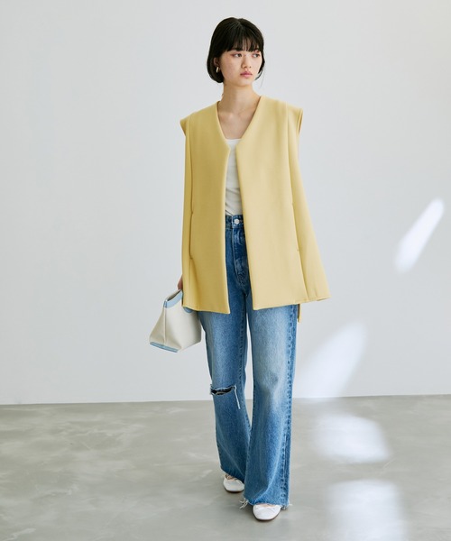ADAM ET ROPE'（アダムエロペ）の「【WEB限定】ボンディングジレ
