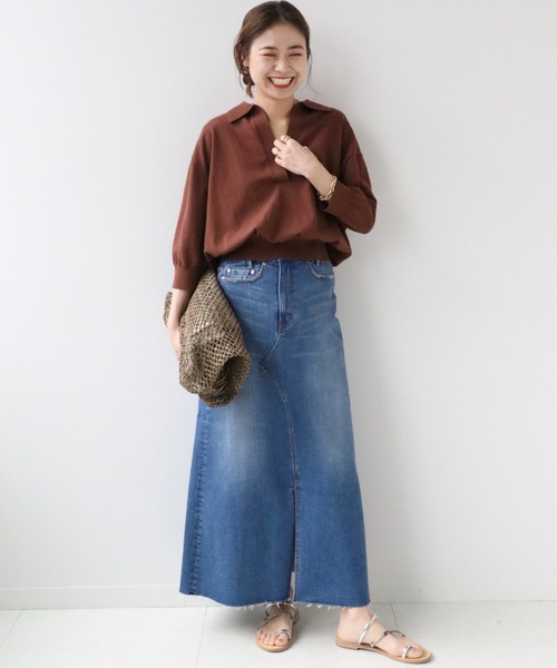 JOURNAL STANDARD relume（ジャーナルスタンダード　レリューム）の「リメイクデニムスカート（デニムスカート・レディース・ネイビー・38/36）」の21枚目の写真