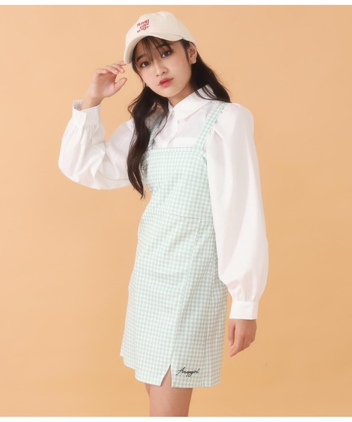 ANAP GｉRL（アナップガール）の「ロゴメッセージキャップ（キャップ・キッズ・アイボリー/ベビーピンク/ミント/ブラック・FREE）」の11枚目の写真