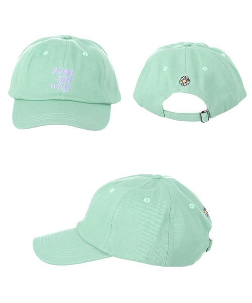 ANAP GｉRL（アナップガール）の「ロゴメッセージキャップ（キャップ・キッズ・アイボリー/ベビーピンク/ミント/ブラック・FREE）」の7枚目の写真