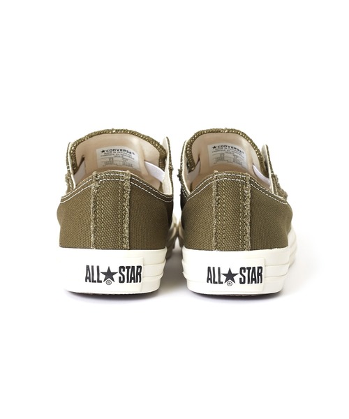 CONVERSE ALL STAR(コンバースオールスター)の「CONVERSE オールスター ラフキャンバス スリップ OX 31305780(スニーカー・レディース・オリーブ・24/26/27/26.5/27.5/24.5/23.5)」の8枚目の写真