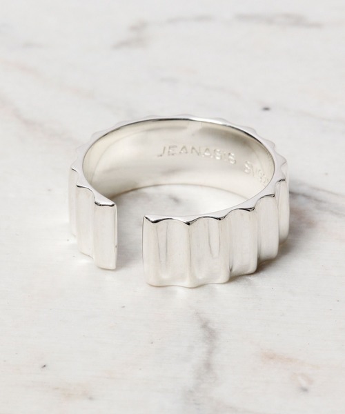 JEANASIS（ジーナシス）の「【SILVER】Jacuard ring/273465（リング・レディース・シルバー/ゴールド・11号）」の5枚目の写真