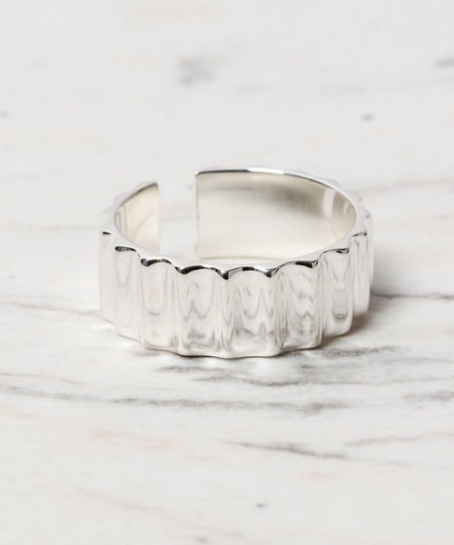 JEANASIS（ジーナシス）の「【SILVER】Jacuard ring/273465（リング・レディース・シルバー/ゴールド・11号）」の6枚目の写真
