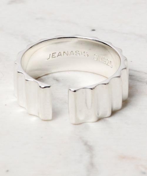 JEANASIS（ジーナシス）の「【SILVER】Jacuard ring/273465（リング・レディース・シルバー/ゴールド・11号）」の7枚目の写真