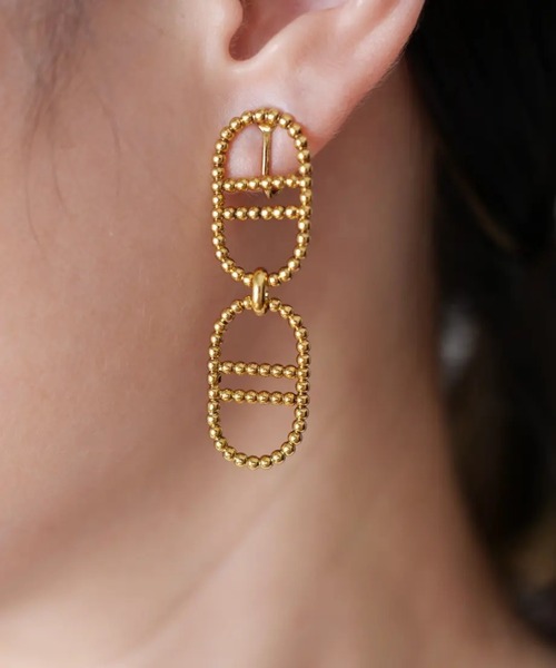 ADER(アデル)の「BATEAU double earring(イヤリング・レディース・シルバー/ゴールド・フリー)」の8枚目の写真