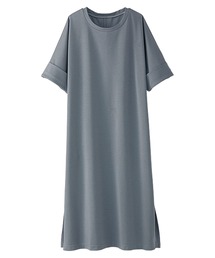 涼やか裏サラ心地綿入りワンピース