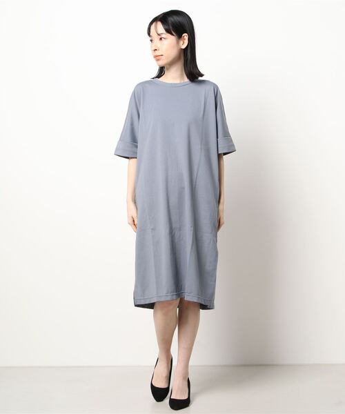 BELLUNA(ベルーナ)の「涼やか裏サラ心地綿入りワンピース(ワンピース・レディース・ブルーグレー/ライトグレー/ブラウン系その他・X-LARGE/LARGE/MEDIUM)」の12枚目の写真