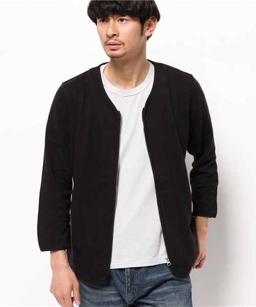 WEGO（ウィゴー）の「WEGO/ZIPカーディガン（カーディガン/ボレロ・メンズ・ブラック/杢グレー・MEDIUM/LARGE）」の11枚目の写真