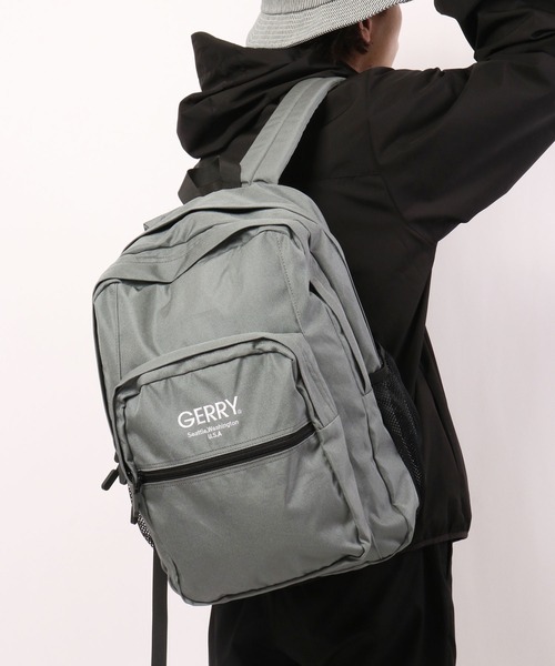 GERRY（ジェリー）の「GERRY ジェリー 6ポケット リュック（バックパック/リュック・メンズ・ブラック/グレー/カーキ・FREE）」の3枚目の写真