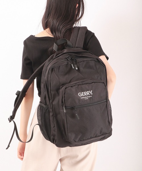 GERRY（ジェリー）の「GERRY ジェリー 6ポケット リュック（バックパック/リュック・メンズ・ブラック/グレー/カーキ・FREE）」の4枚目の写真
