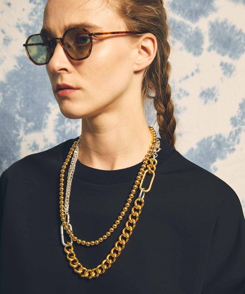 メゾンスペシャル シルバー&ゴールドネックレス&ブレスレット