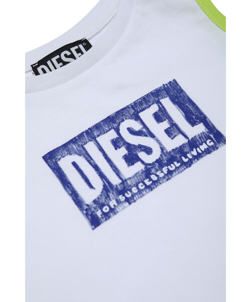 DIESEL(ディーゼル)の「DIESEL KID ベビー タンクトップ トップス ロゴ(タンクトップ・キッズ・ホワイト・12M/24M/36M/18M)」の4枚目の写真