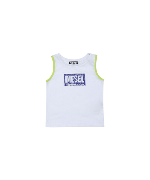 DIESEL(ディーゼル)の「DIESEL KID ベビー タンクトップ トップス ロゴ(タンクトップ・キッズ・ホワイト・12M/24M/36M/18M)」の7枚目の写真