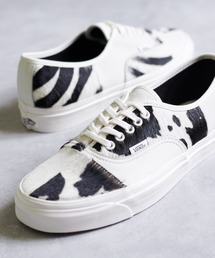 VANS ヴァンズ / AUTHENTIC 44 DX PW オーセンティック ゼブラ 切り替えレザーローカットスニーカー / VN0A54F9AXI