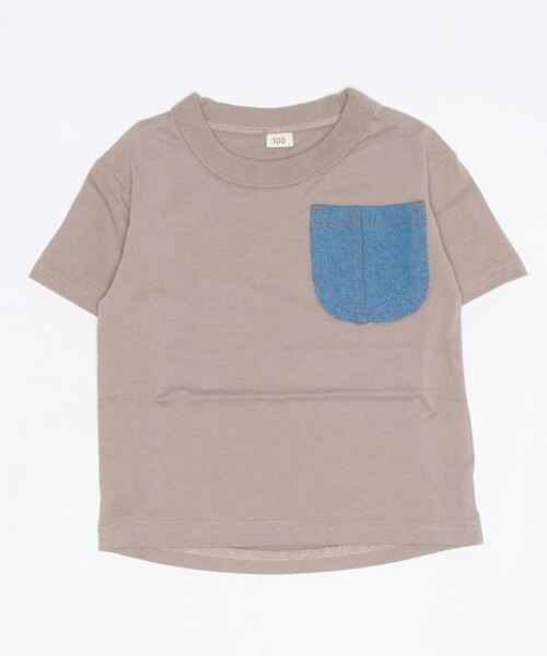 super-5(スーパーファイブ)の「半袖Tシャツ(Tシャツ/カットソー・キッズ・オフホワイト/サックスブルー/チャコール/ブラック/ブラウン・150/100/110/120/140/130)」の4枚目の写真