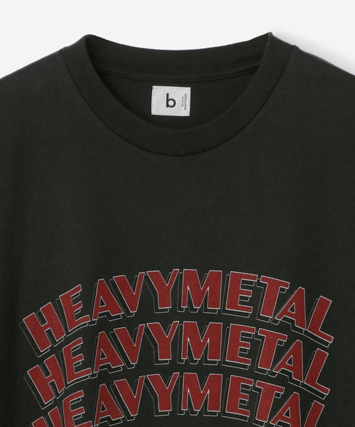 blurhms（ブラームス）の「blurhmsROOTSTOCK | ロゴTシャツ HEAVY METAL MEN（Tシャツ/カットソー・メンズ・ホワイト/ブラック・2/4/3）」の10枚目の写真