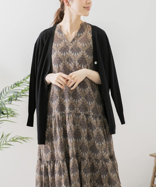 URBAN RESEARCH Sonny Label（アーバンリサーチサニーレーベル）の「ミュルーズオーナメントプリントワンピース（ワンピース・レディース・ブルー/ブラック・FREE）」の9枚目の写真